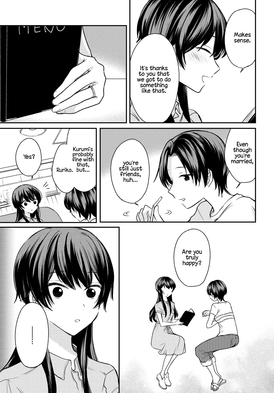Onna Tomodachi to Kekkon Shitemita Chapter 4 page 5 - Chapter 4: What is true happiness?