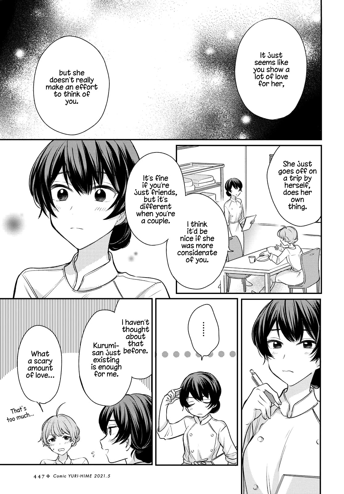 Onna Tomodachi to Kekkon Shitemita Chapter 5 page 5 - Chapter 5: Even when we're apart, we still...