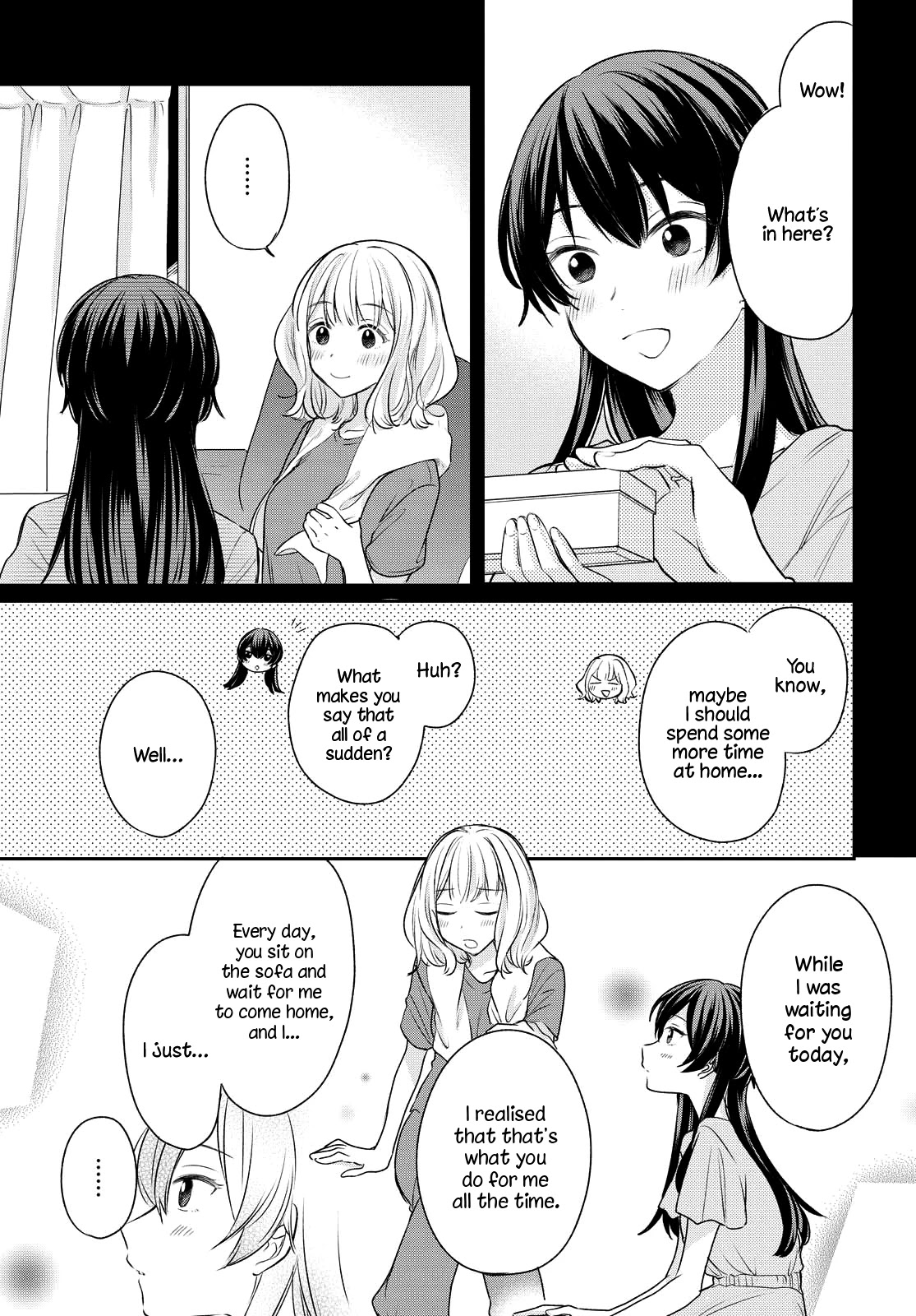 Onna Tomodachi to Kekkon Shitemita Chapter 6 page 13 - Chapter 6: Loneliness and happiness