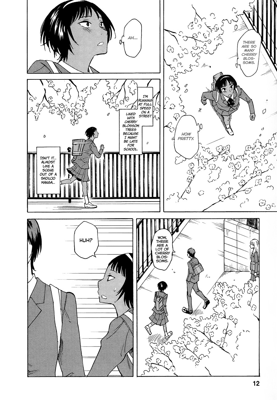 Onnanoko ga Shinu Hanashi Chapter 1 page 10 - Chapter 1: A Girl on the Street Under the Cherry Blossoms