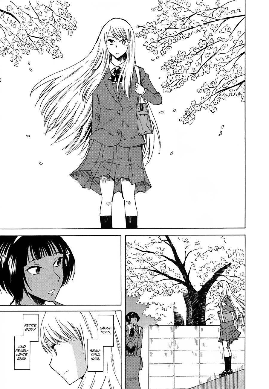 Onnanoko ga Shinu Hanashi Chapter 1 page 13 - Chapter 1: A Girl on the Street Under the Cherry Blossoms