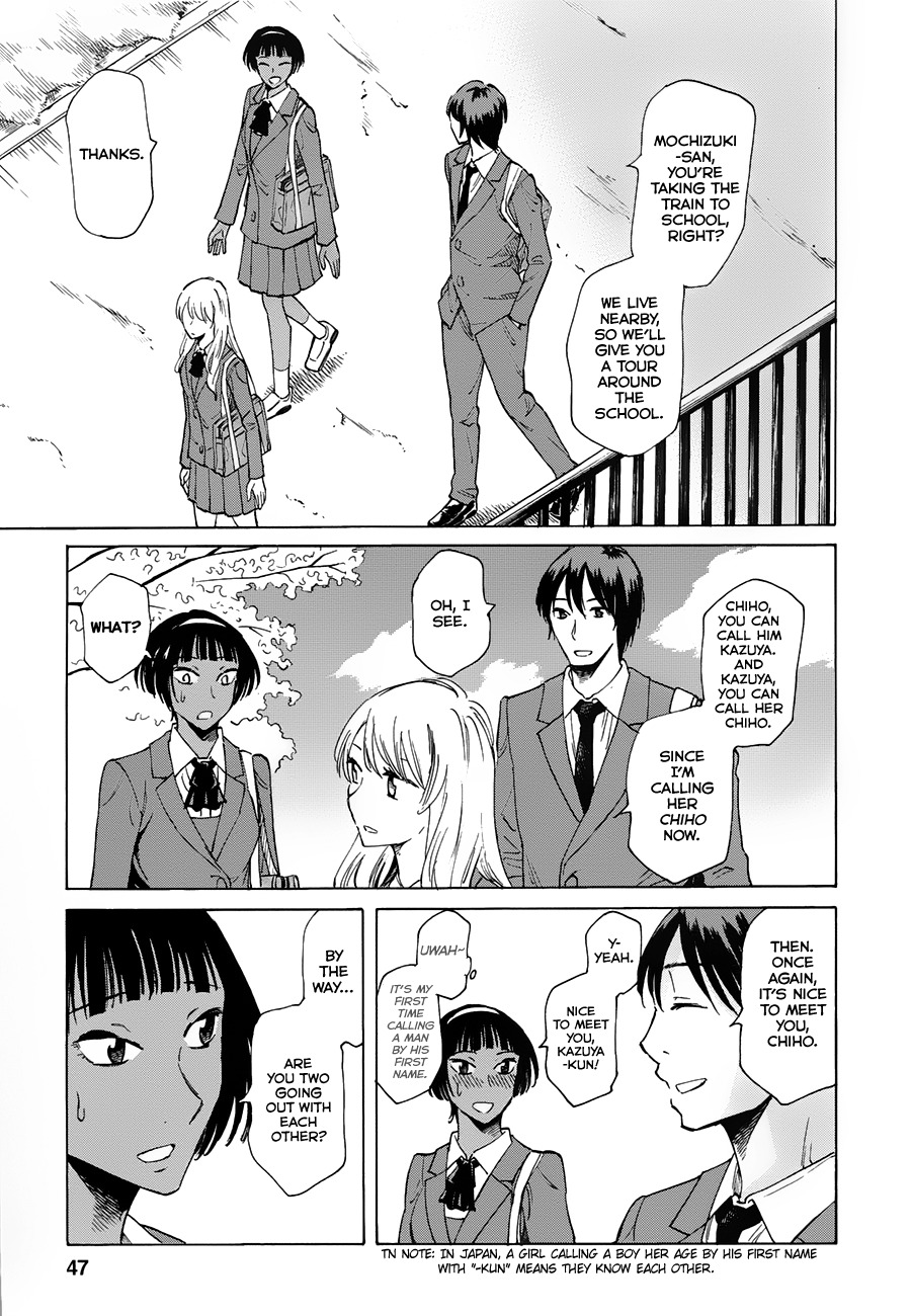 Onnanoko ga Shinu Hanashi Chapter 1 page 45 - Chapter 1: A Girl on the Street Under the Cherry Blossoms