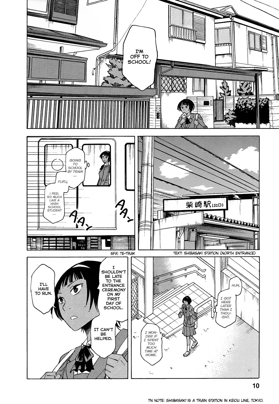 Onnanoko ga Shinu Hanashi Chapter 1 page 8 - Chapter 1: A Girl on the Street Under the Cherry Blossoms