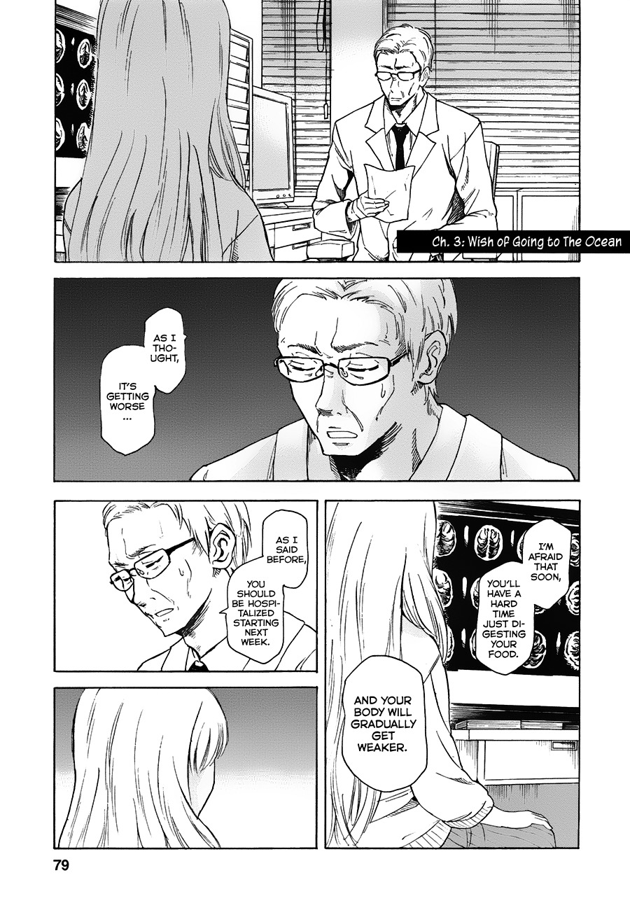 Onnanoko ga Shinu Hanashi Chapter 3 page 1 - Chapter 3: Wish of Going to the Ocean