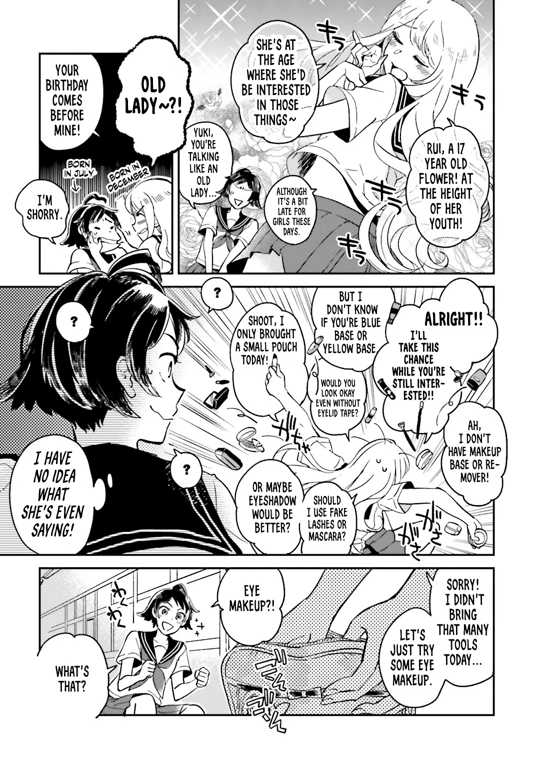 Onnanoko Gare! Chapter 3 page 7 - Chapter 3: Lesson 3: Skin-Care