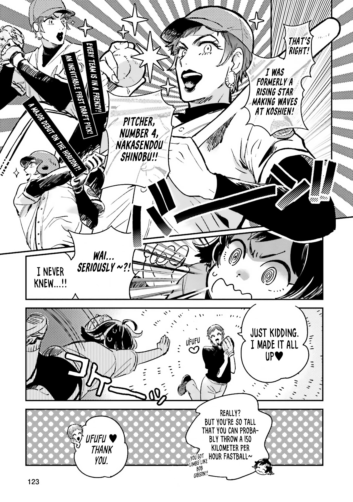 Onnanoko Gare! Chapter 6 page 13 - Chapter 6: Lesson 6: Baseball