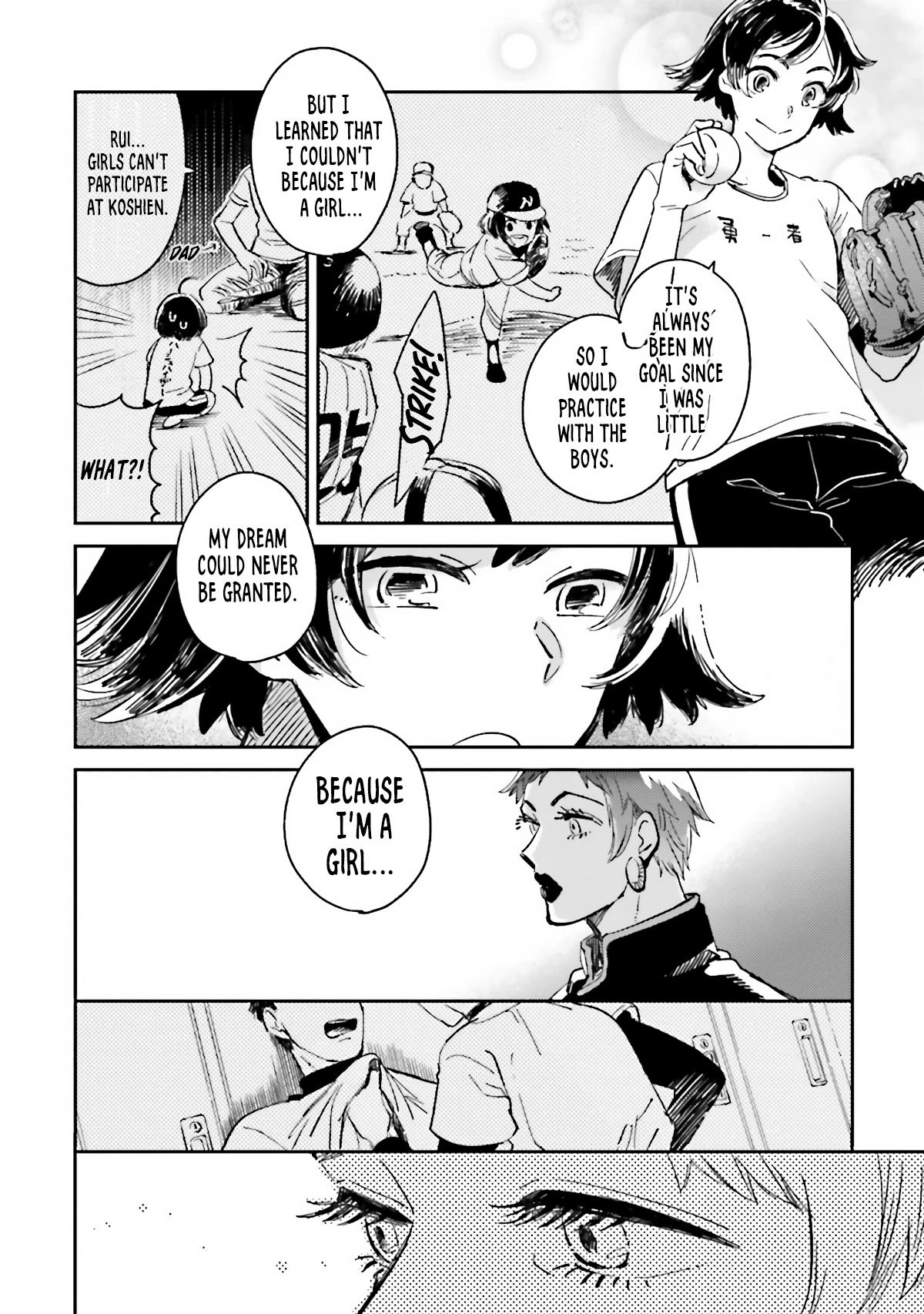 Onnanoko Gare! Chapter 6 page 8 - Chapter 6: Lesson 6: Baseball