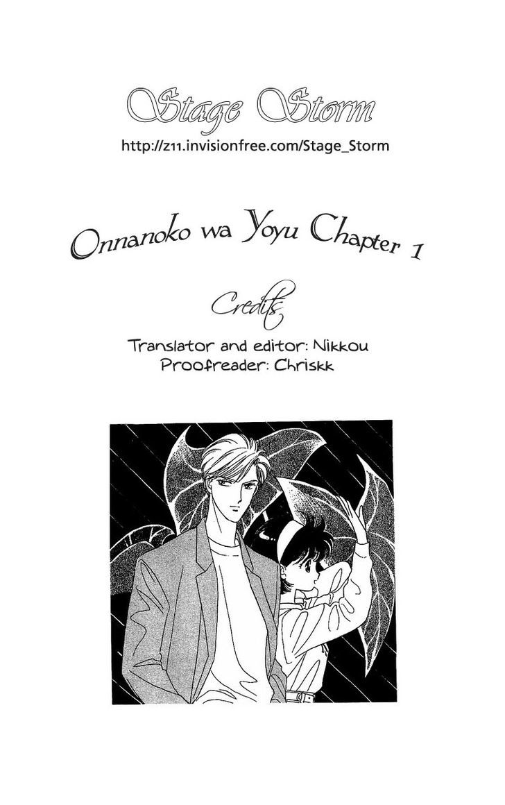 Onnanoko wa Yoyuu! Chapter 1 page 3 - Chapter 1 : Girls Need to be Self-Composed!