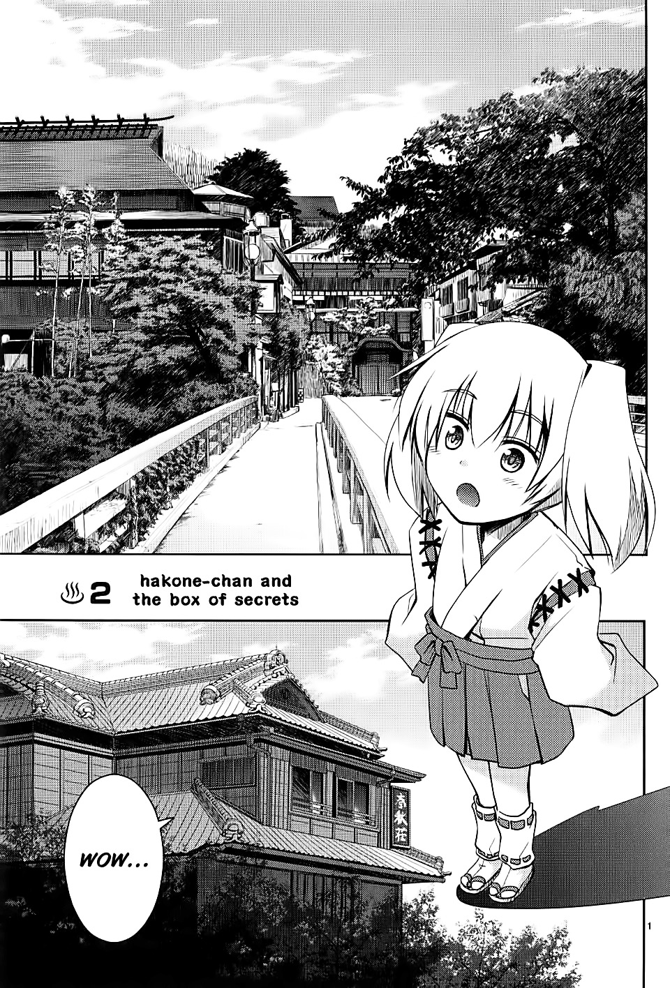 Onsen Yousei Hakone-chan Chapter 2 page 1 - Chapter 2 : Hakone-chan and the Box of Secrets
