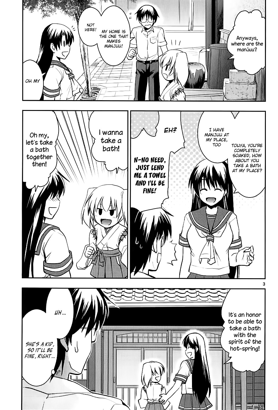 Onsen Yousei Hakone-chan Chapter 2 page 3 - Chapter 2 : Hakone-chan and the Box of Secrets