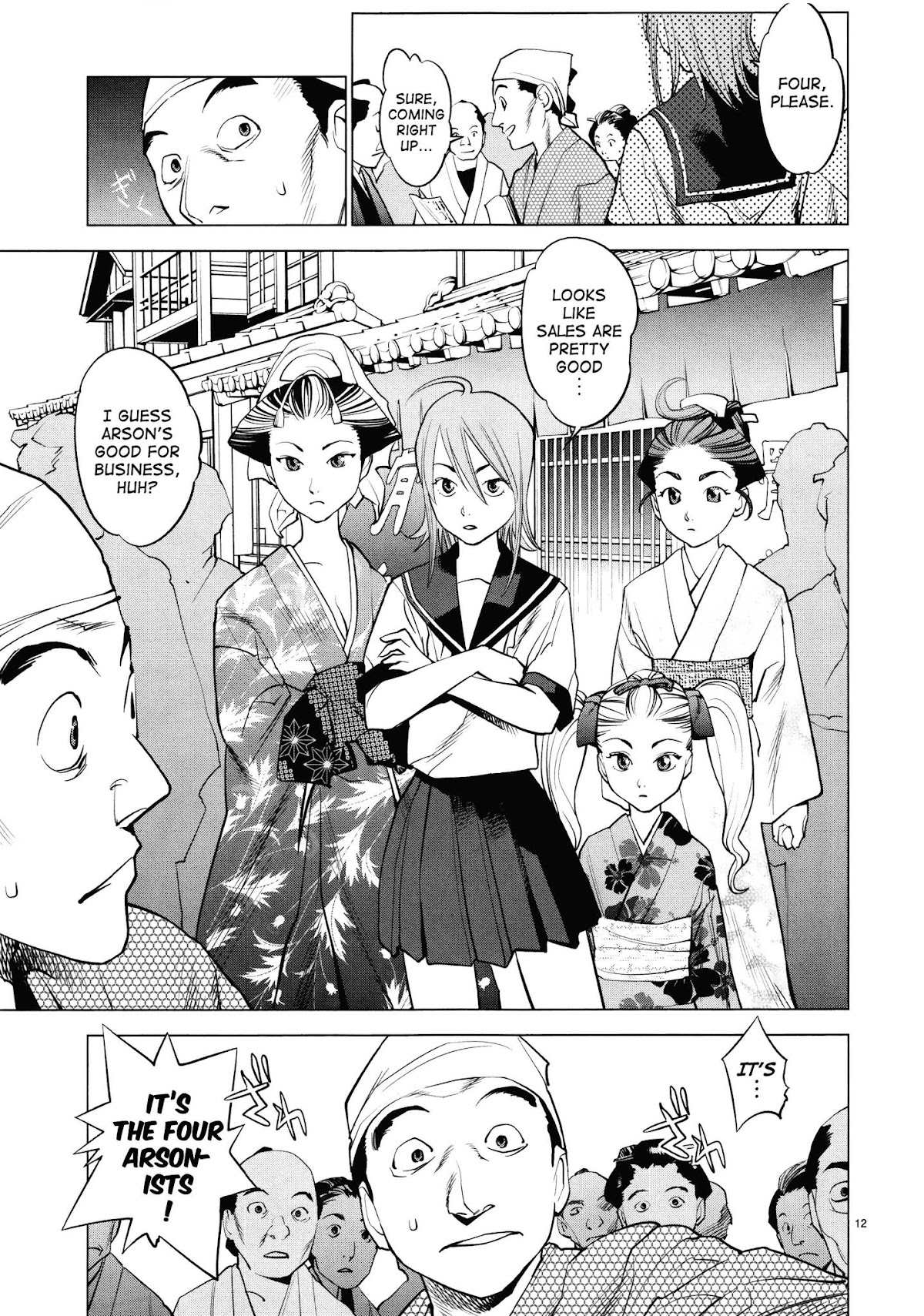 Ooedo!! Un-pluged Chapter 11 page 12 - Chapter 11: The Flowers Of Edo Cannot Be Scattered