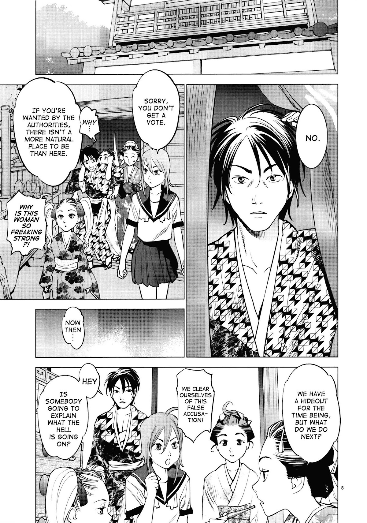 Ooedo!! Un-pluged Chapter 11 page 8 - Chapter 11: The Flowers Of Edo Cannot Be Scattered