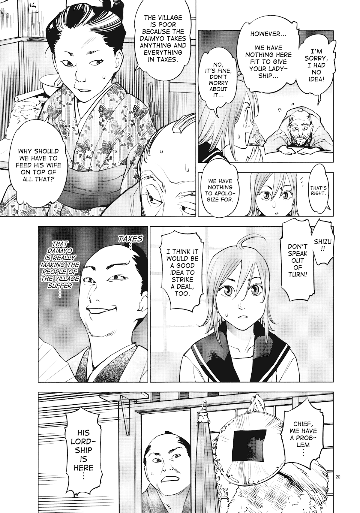 Ooedo!! Un-pluged Chapter 13 page 21 - Chapter 13: Holy Angel... Turned Cinderella!
