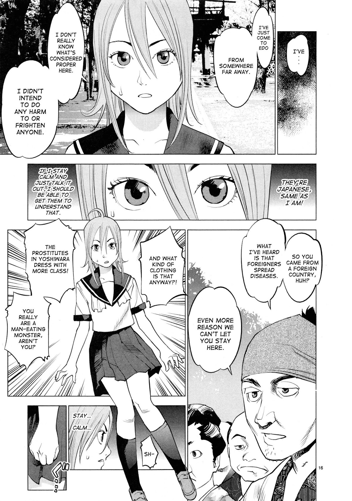 Ooedo!! Un-pluged Chapter 8 page 15 - Chapter 8: She May Wear A Sailor Suit But her Heart Is The Finest Brocade