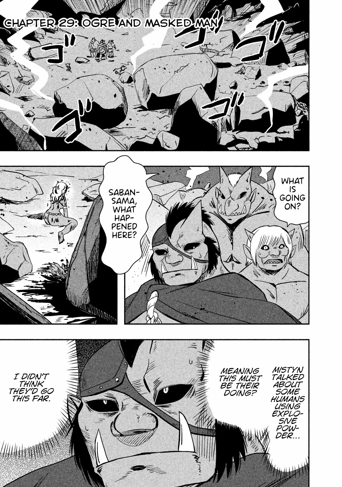 Ooga no Aniki to Doreichan Chapter 29 page 1 - Chapter 29: Ogre and Masked Man