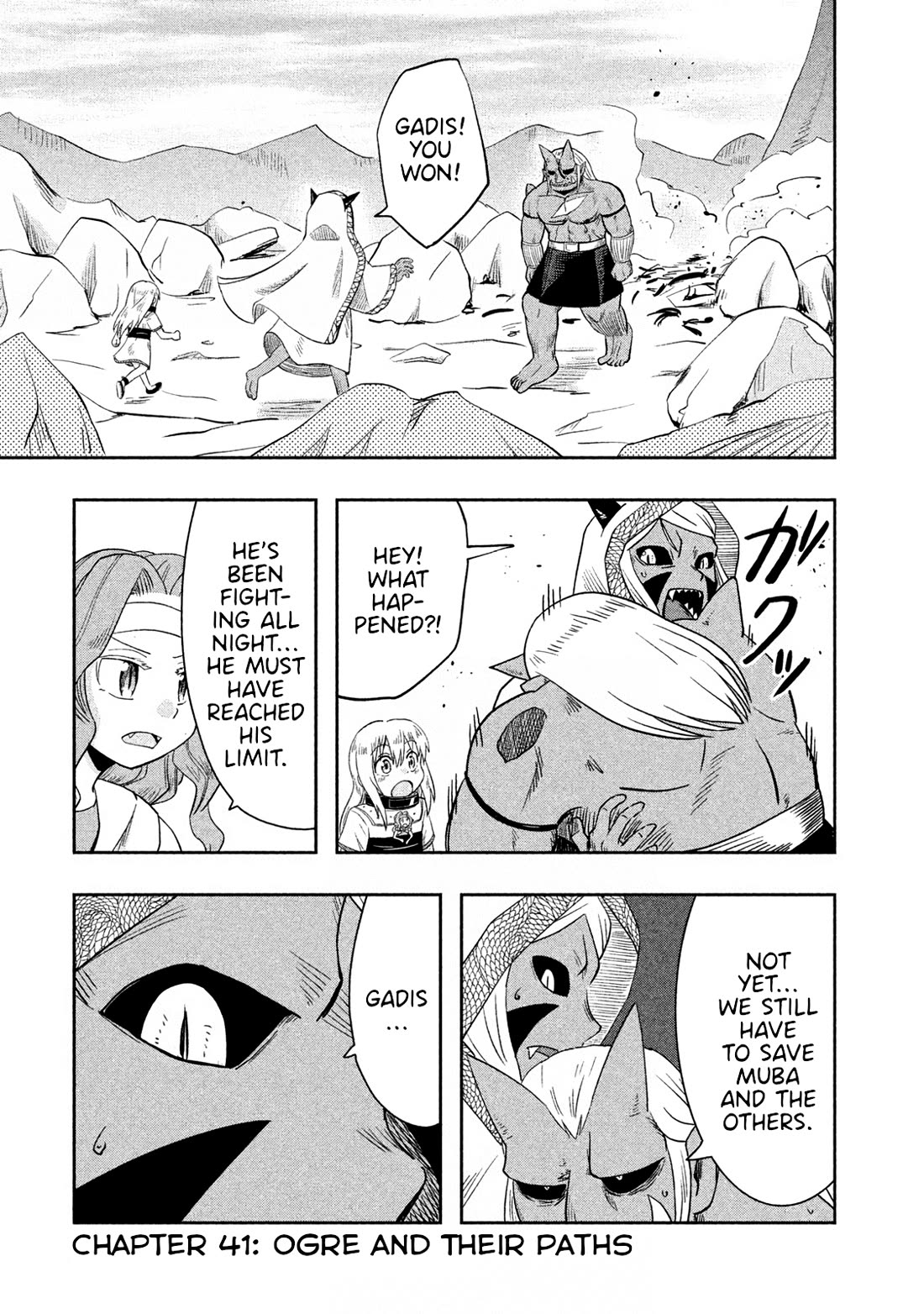 Ooga no Aniki to Doreichan Chapter 41 page 1 - Chapter 41: Ogre and Their Paths