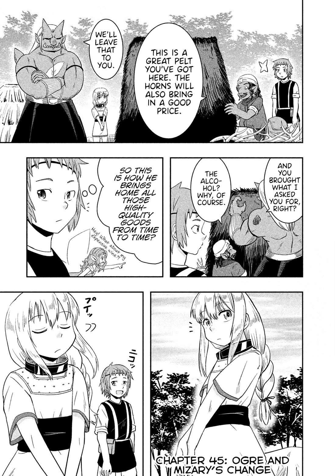 Ooga no Aniki to Doreichan Chapter 45 page 1 - Chapter 45: Ogre and Mizary’s Change