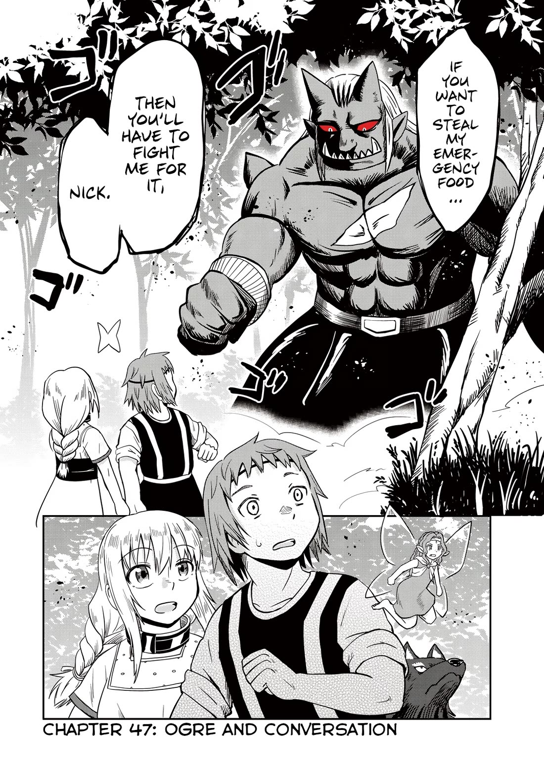 Ooga no Aniki to Doreichan Chapter 47 page 1 - Chapter 47: Ogre and Conversation