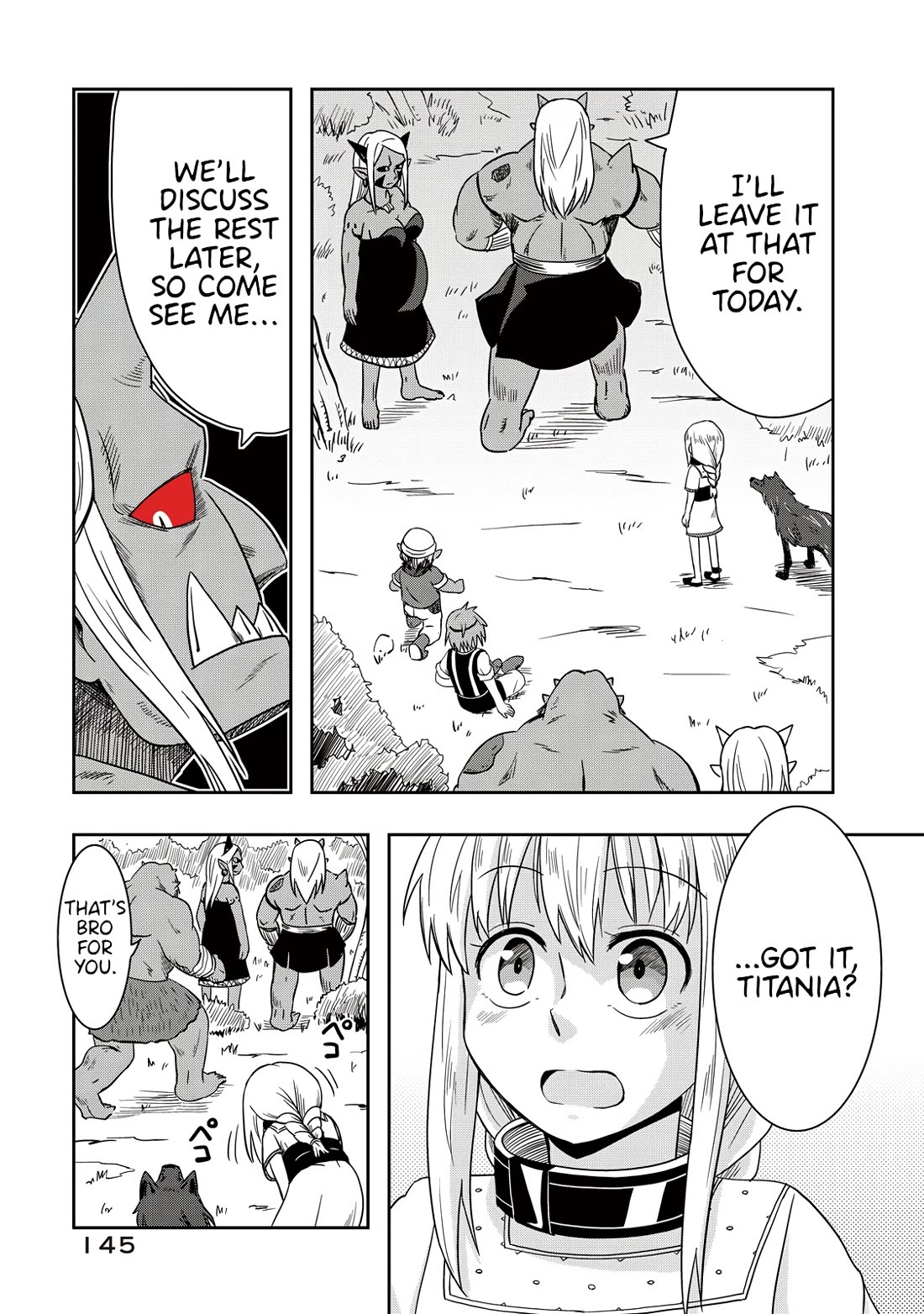 Ooga no Aniki to Doreichan Chapter 47 page 11 - Chapter 47: Ogre and Conversation