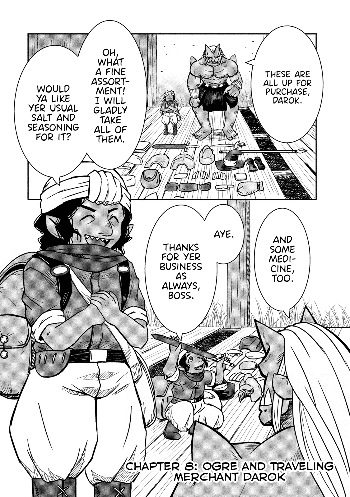 Ooga no Aniki to Doreichan Chapter 8 page 1 - Chapter 8: Ogre and Traveling Merchant Darok