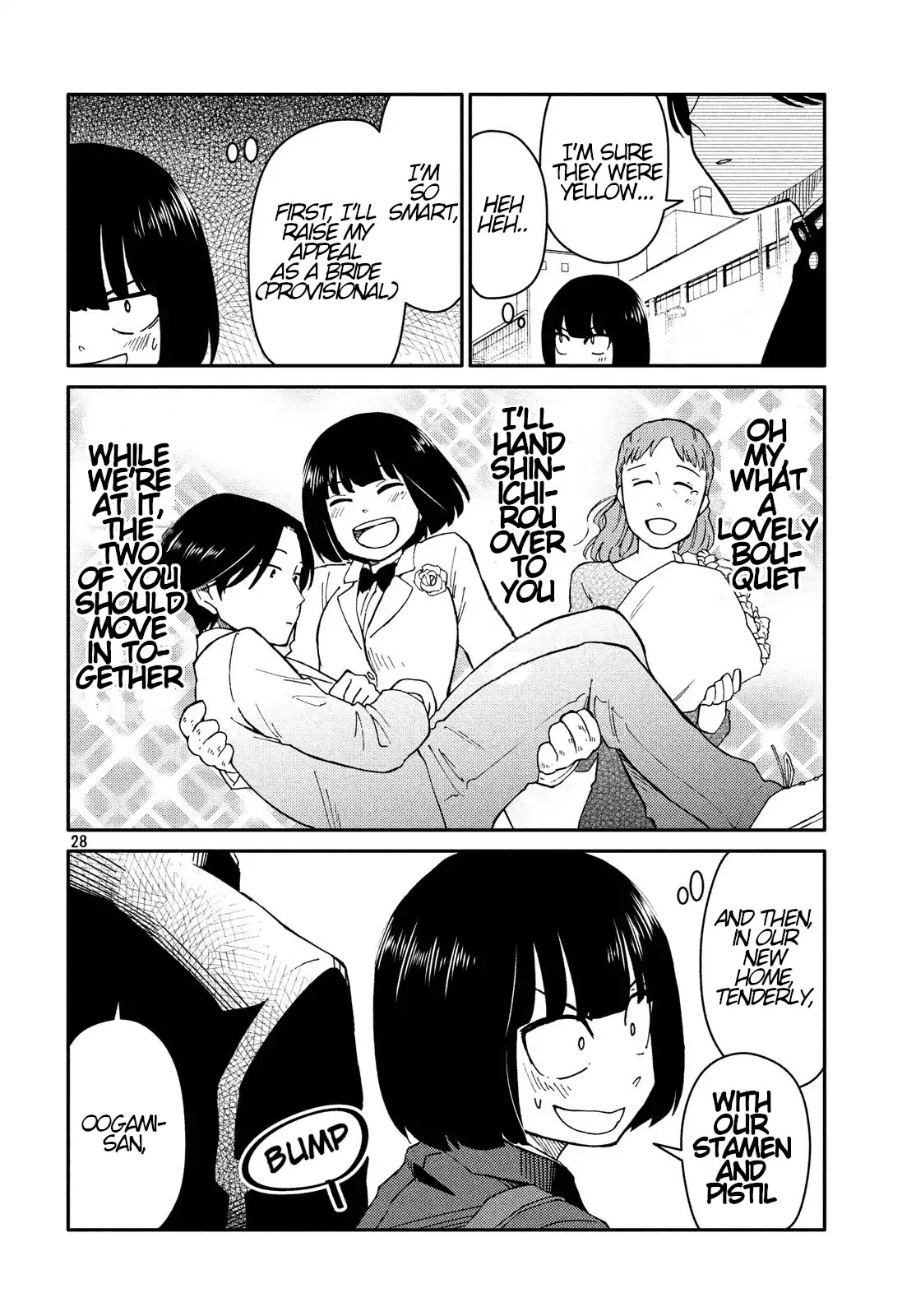 Oogami-san, Dadamore desu Chapter 25 page 28 - Chapter 25: Yellow Bouquet of Happiness ~ To The Yaginumas ~
