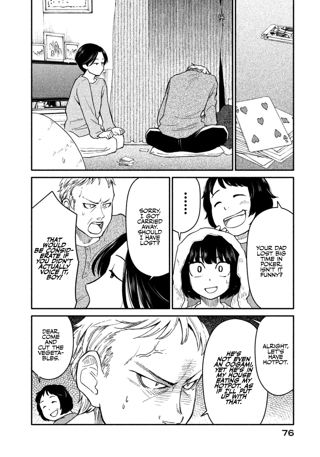 Oogami-san, Dadamore desu Chapter 30 page 12 - Chapter 30: A ballade with dad and snow
