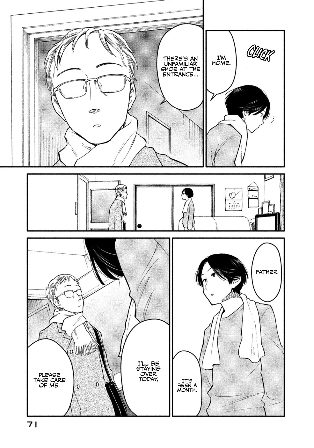 Oogami-san, Dadamore desu Chapter 30 page 7 - Chapter 30: A ballade with dad and snow