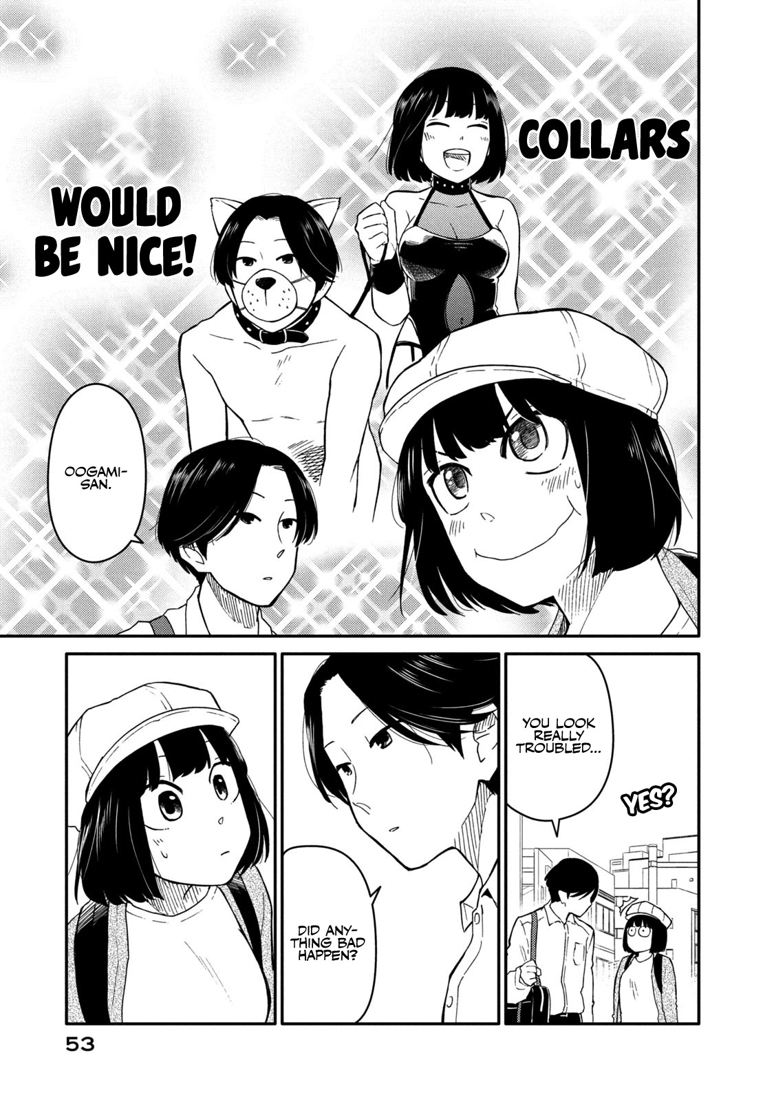 Oogami-san, Dadamore desu Chapter 34 page 13 - Chapter 34: Four-Way at Jinbouchou!