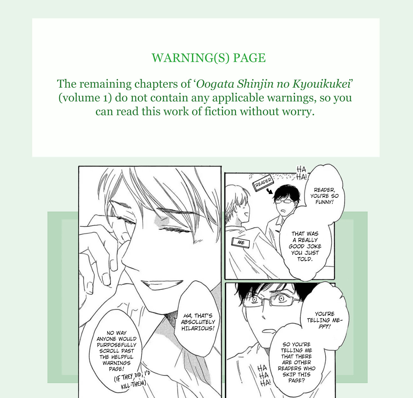 Oogata Shinjin no Kyouikukei Chapter 3 page 2 - Chapter 3