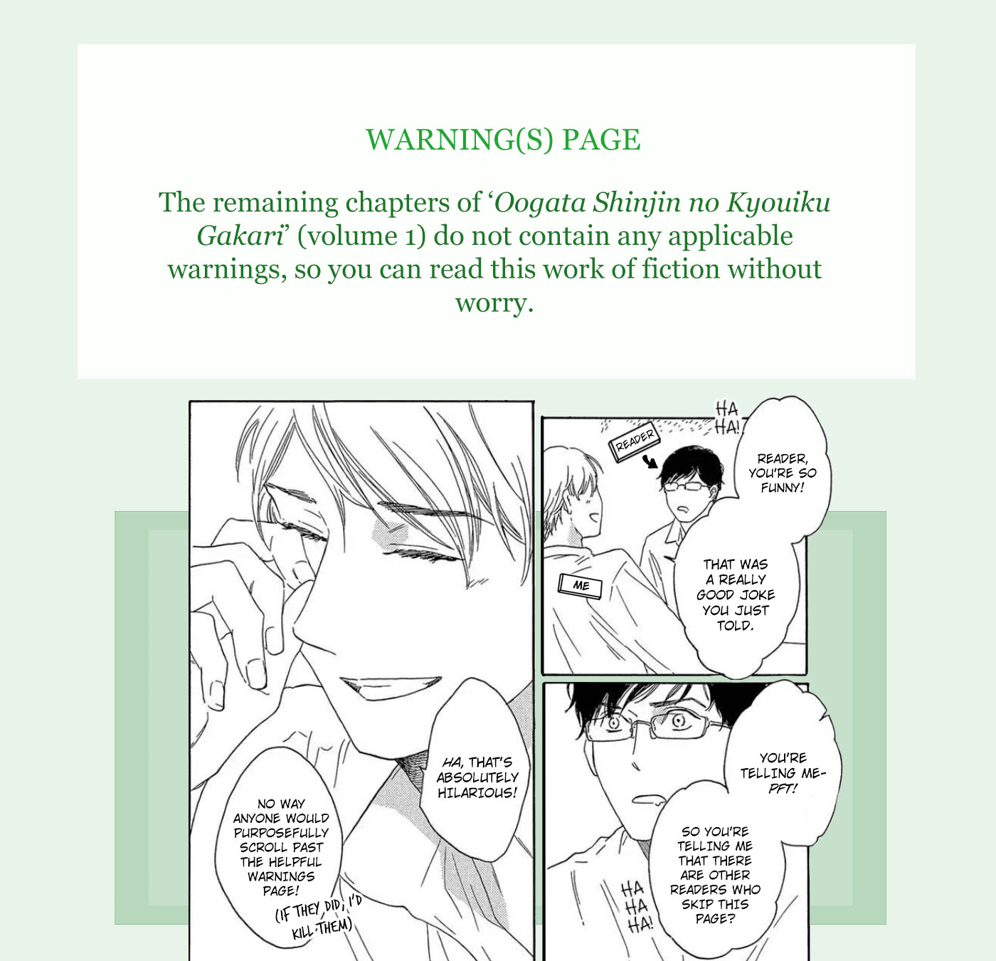 Oogata Shinjin no Kyouikukei Chapter 4 page 2 - Chapter 4