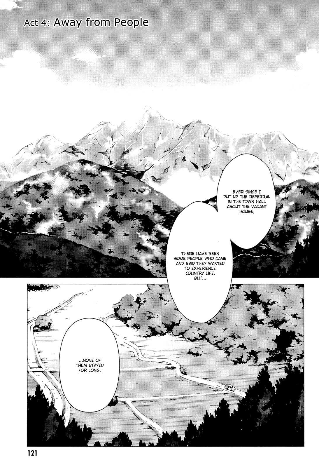 Ookami Kodomo no Ame to Yuki Chapter 4 page 3 - Chapter 4: Away from People