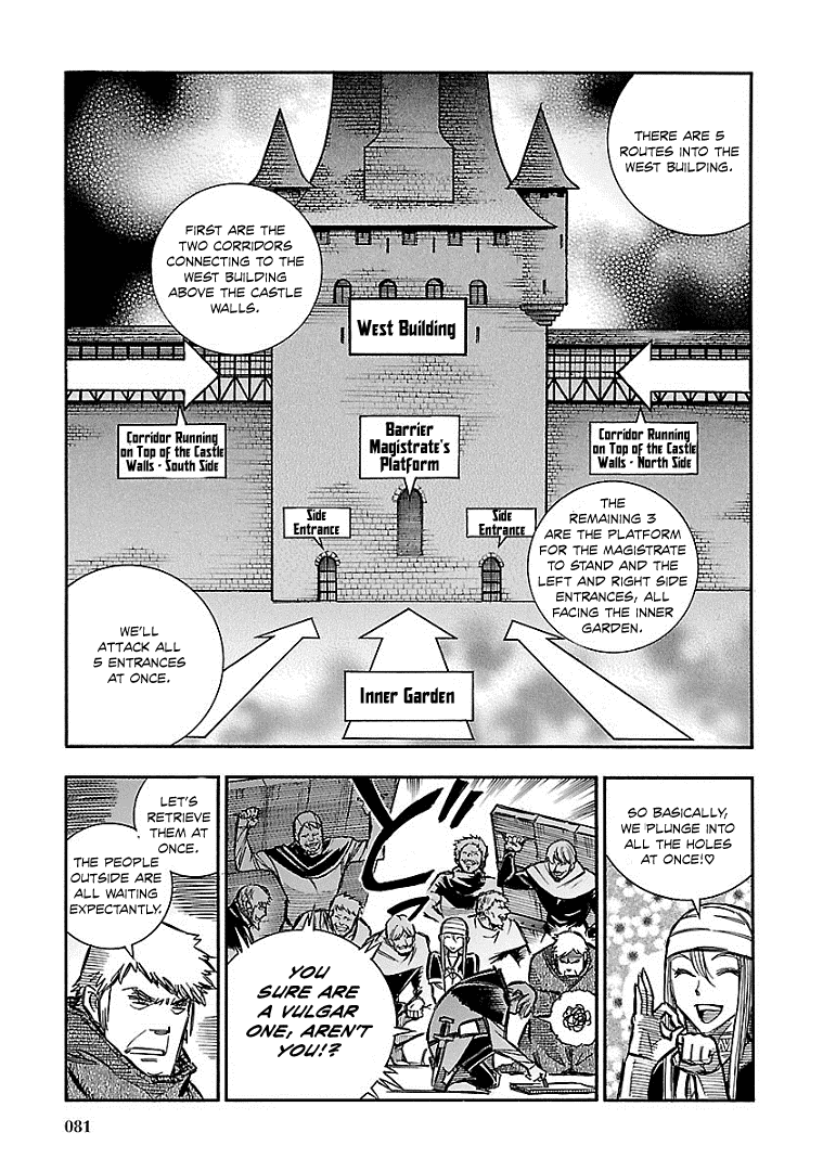 Ookami no Kuchi: Wolfsmund Chapter 16 page 8 - Chapter 16: East Building and West Building, Part 1