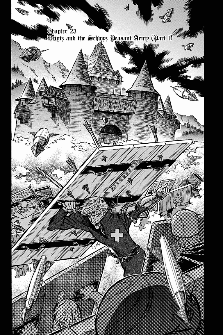 Ookami no Kuchi: Wolfsmund Chapter 23 page 1 - Chapter 23: Heintz and the Schwyz Peasant Army, Part 1