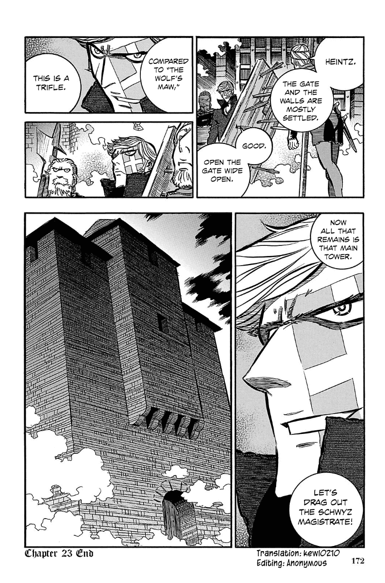 Ookami no Kuchi: Wolfsmund Chapter 23 page 24 - Chapter 23: Heintz and the Schwyz Peasant Army, Part 1