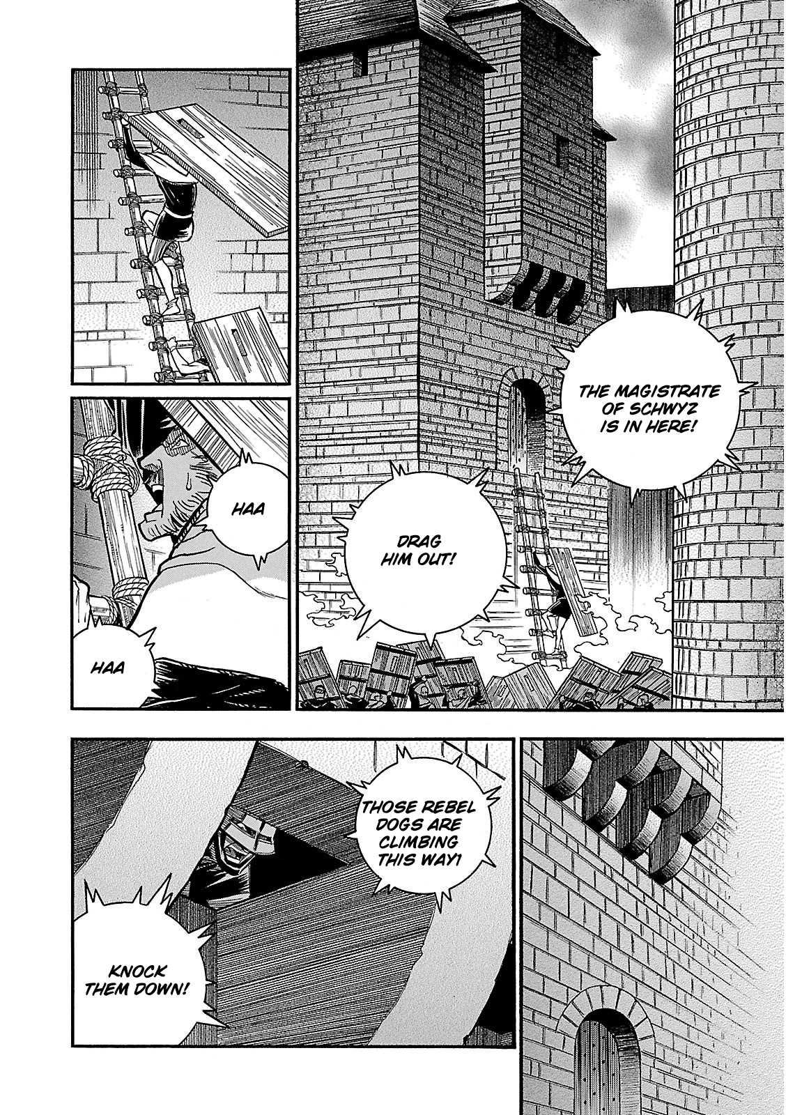 Ookami no Kuchi: Wolfsmund Chapter 24 page 10 - Chapter 24: Heinz and the Schwyz Peasant Army, Part 2
