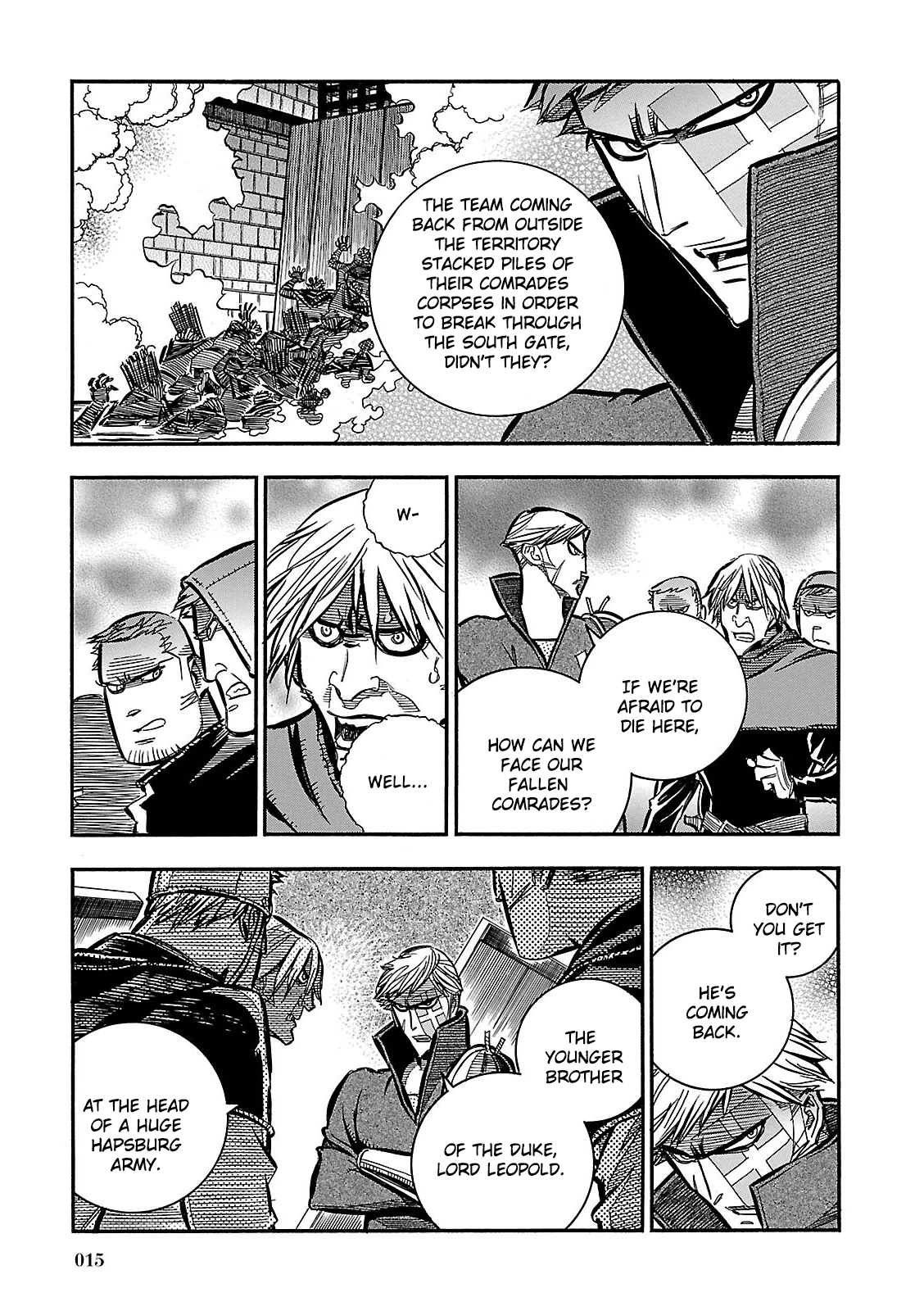 Ookami no Kuchi: Wolfsmund Chapter 24 page 17 - Chapter 24: Heinz and the Schwyz Peasant Army, Part 2