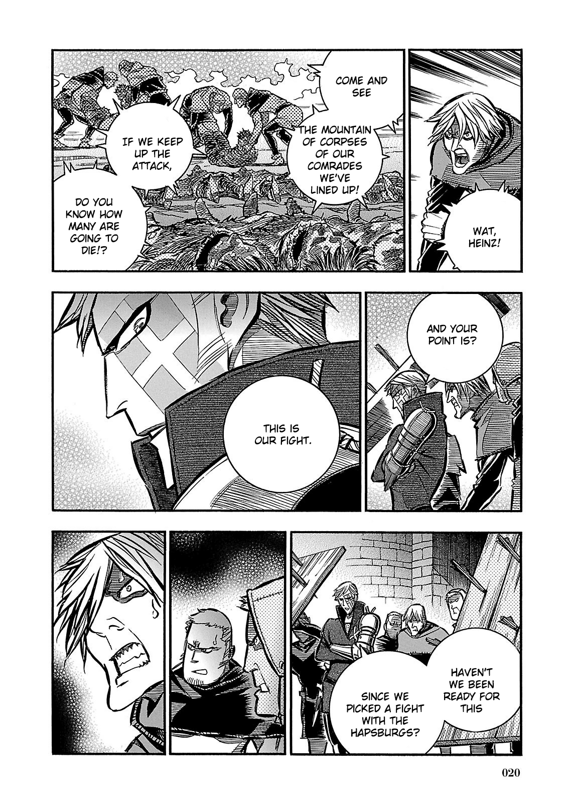 Ookami no Kuchi: Wolfsmund Chapter 24 page 22 - Chapter 24: Heinz and the Schwyz Peasant Army, Part 2