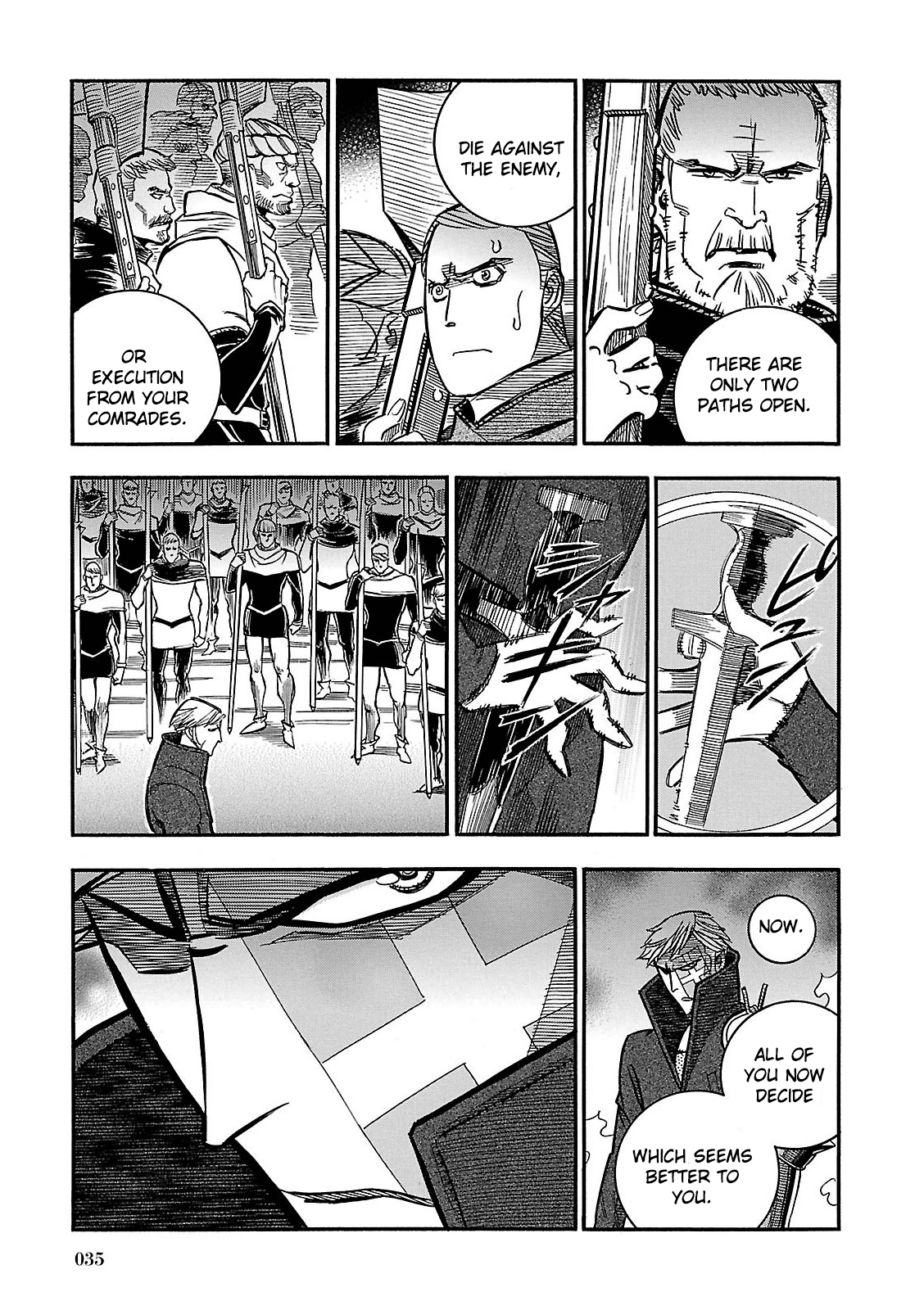 Ookami no Kuchi: Wolfsmund Chapter 24 page 37 - Chapter 24: Heinz and the Schwyz Peasant Army, Part 2