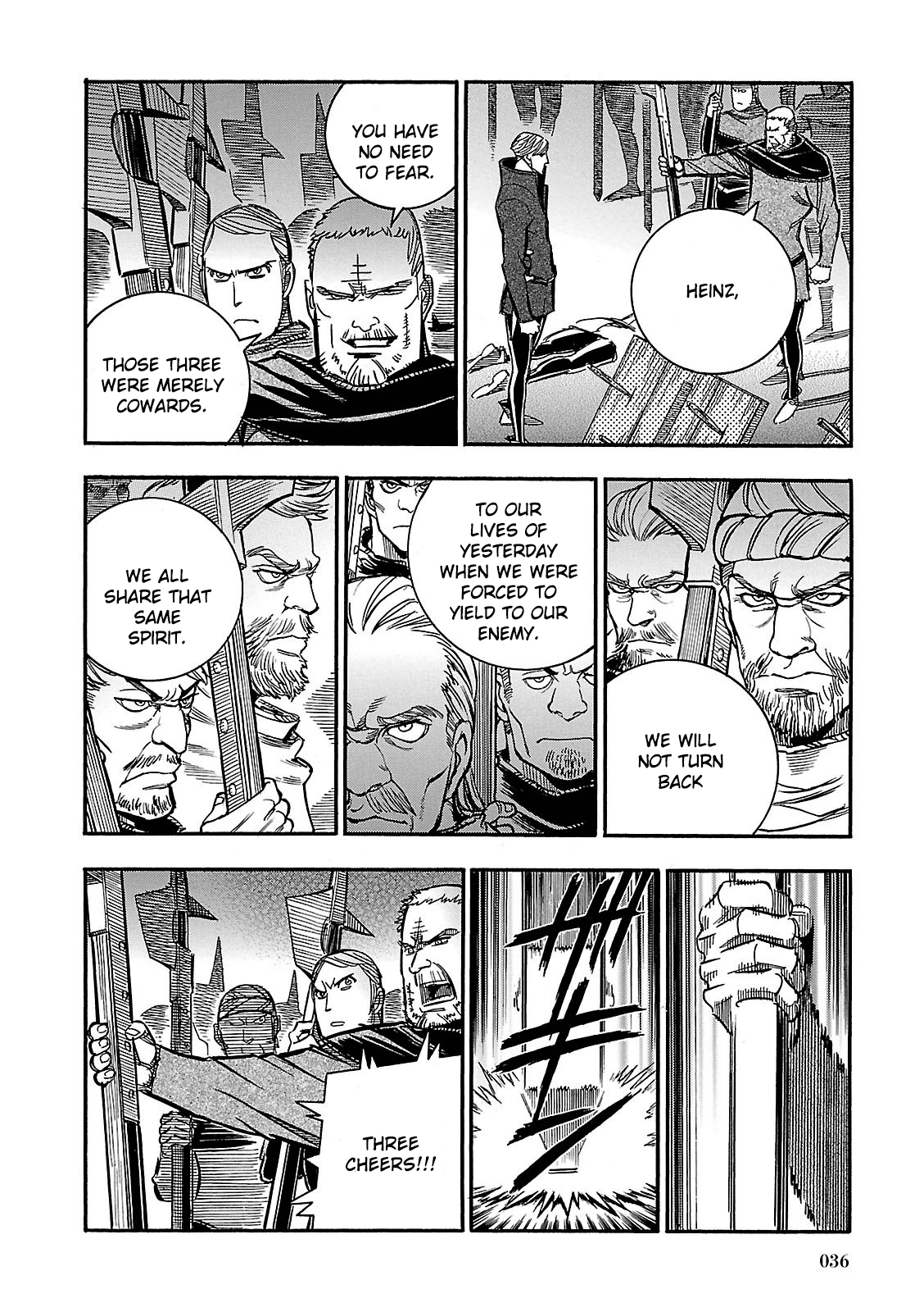 Ookami no Kuchi: Wolfsmund Chapter 24 page 38 - Chapter 24: Heinz and the Schwyz Peasant Army, Part 2