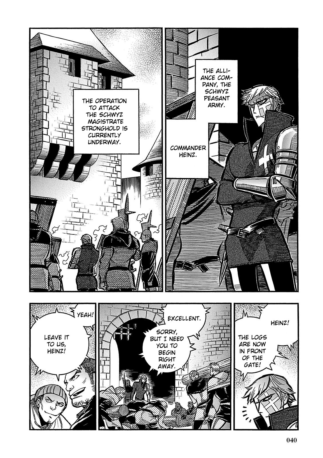 Ookami no Kuchi: Wolfsmund Chapter 25 page 2 - Chapter 25: Heinz and the Schwyz Peasant Army, Part 3