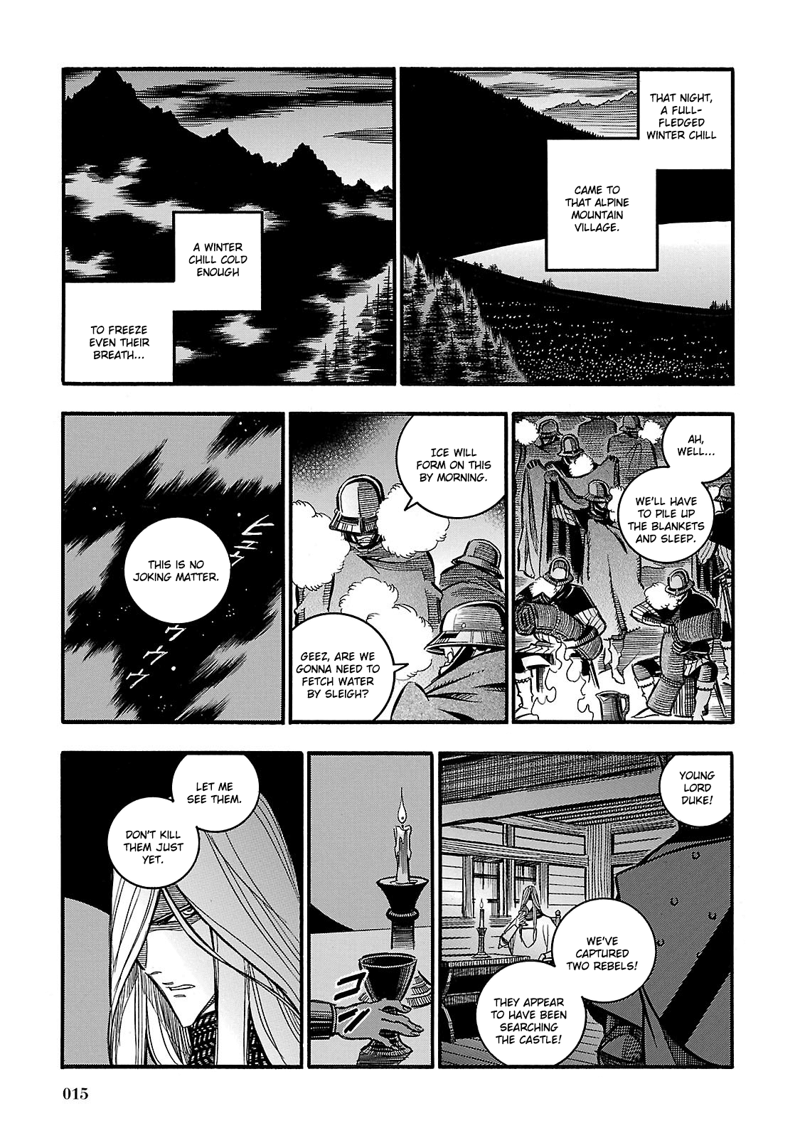 Ookami no Kuchi: Wolfsmund Chapter 30 page 15 - Chapter 30: The Battle of Morgarten, Part 1