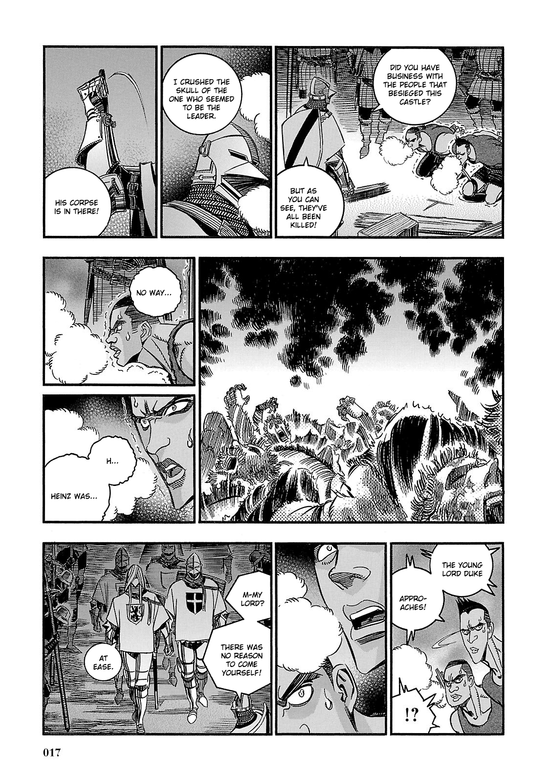Ookami no Kuchi: Wolfsmund Chapter 30 page 17 - Chapter 30: The Battle of Morgarten, Part 1