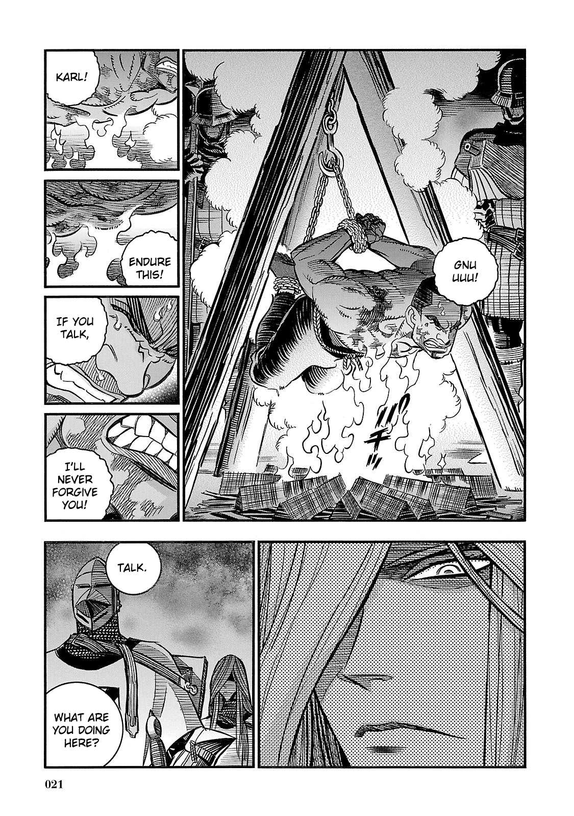 Ookami no Kuchi: Wolfsmund Chapter 30 page 21 - Chapter 30: The Battle of Morgarten, Part 1