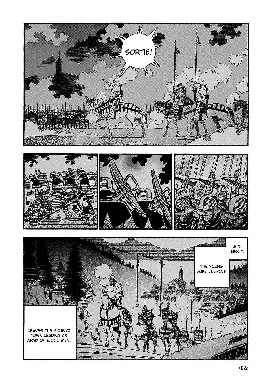 Ookami no Kuchi: Wolfsmund Chapter 31 page 2 - Chapter 31: The Battle of Morgarten, Part 2