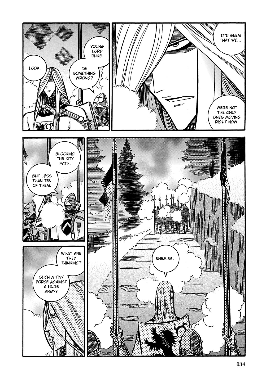 Ookami no Kuchi: Wolfsmund Chapter 31 page 4 - Chapter 31: The Battle of Morgarten, Part 2
