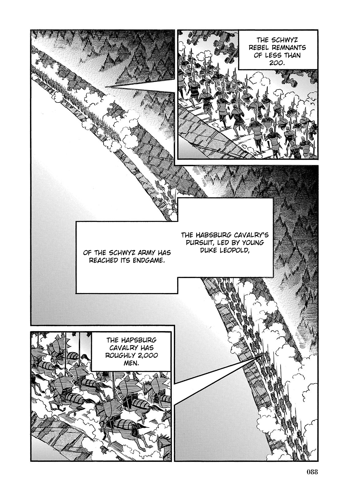 Ookami no Kuchi: Wolfsmund Chapter 33 page 2 - Chapter 33: The Battle of Morgarten, Part 4