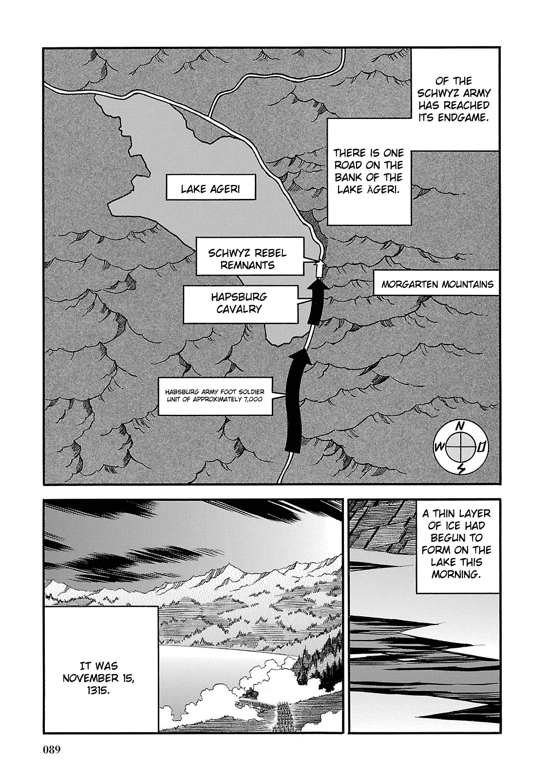 Ookami no Kuchi: Wolfsmund Chapter 33 page 3 - Chapter 33: The Battle of Morgarten, Part 4