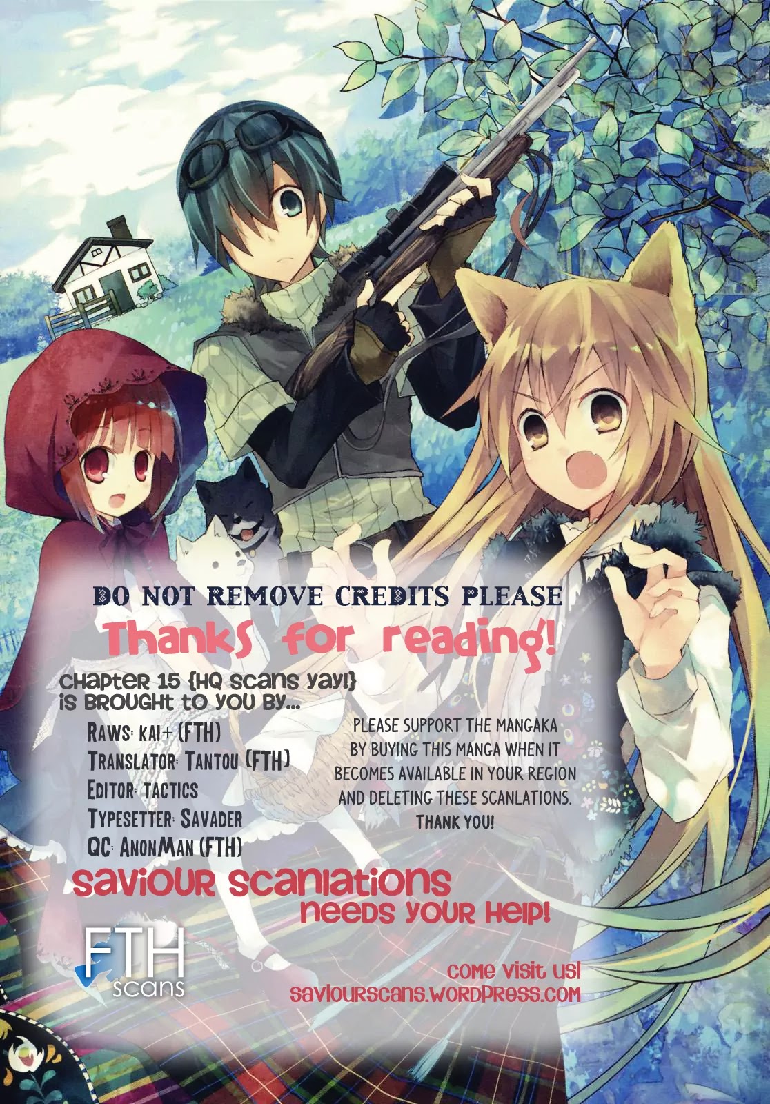 Ookami-san to Shichinin no Nakamatachi Chapter 15 page 1 - Chapter 15