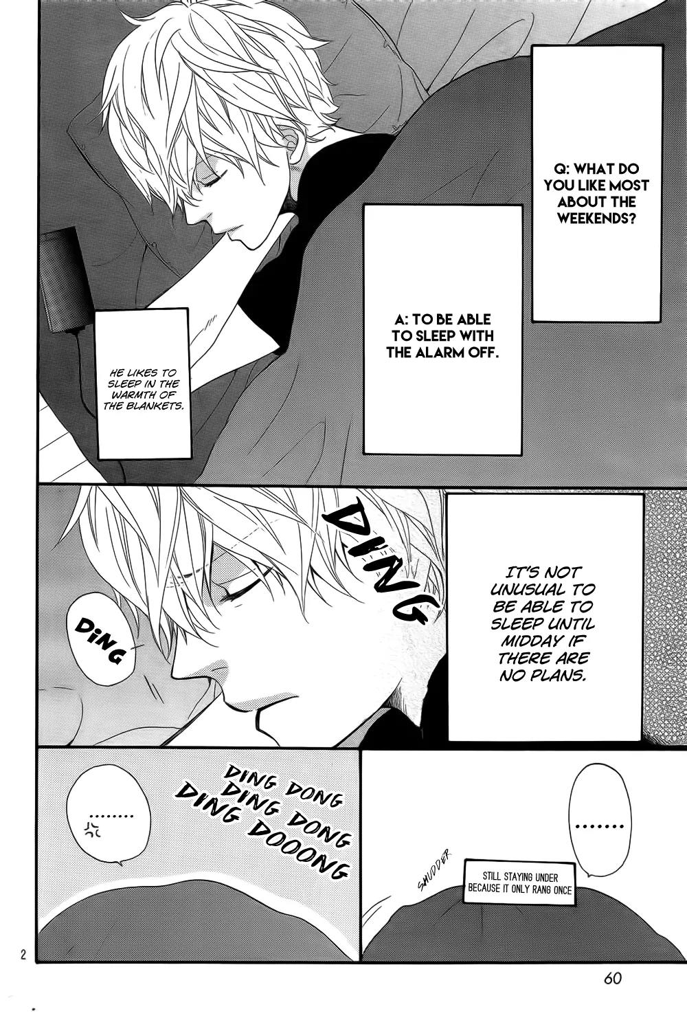 Ookami Shoujo to Kuro Ouji Chapter 26.2 page 3 - Chapter 26.2: Special: Sata-kun's Day Off