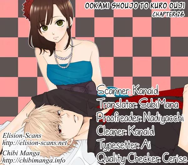 Ookami Shoujo to Kuro Ouji Chapter 26 page 1 - Chapter 26